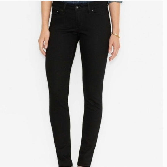 Levis skinny bold curve stretch black jeans - Picture 2 of 11